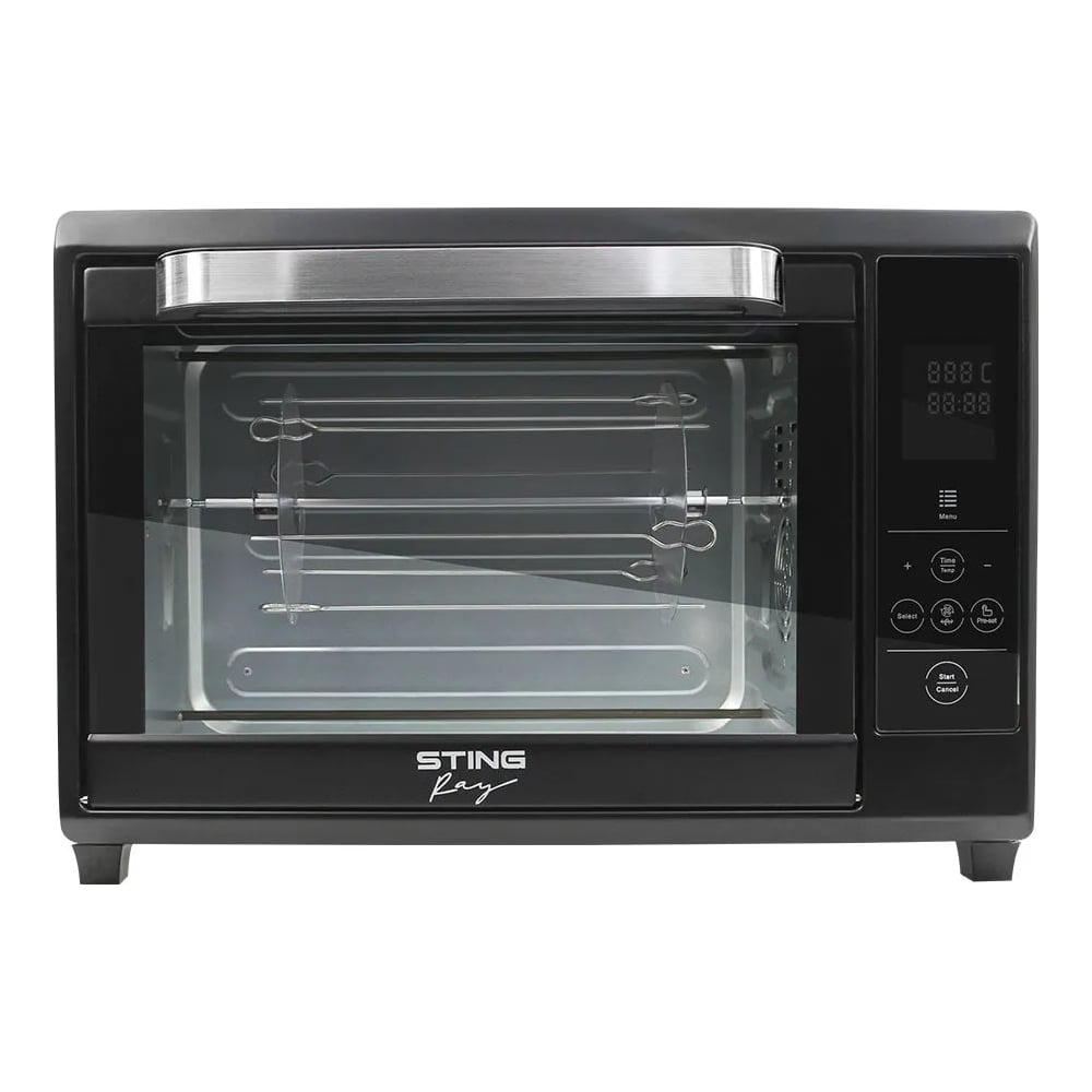 Изображение товара Духовой шкаф (мини-печь) STINGRAY ST-EO108A черный/сталь 42372