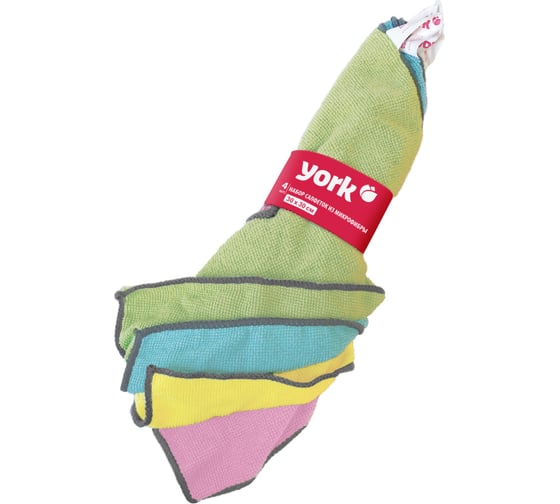 Изображение товара Салфетка из микрофибры YORK 4 шт. 026180