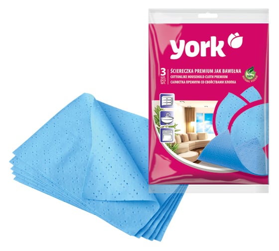 Изображение товара Салфетка ПРЕМИУМ YORK сверх-влаговпитывающая 3 шт. 020300