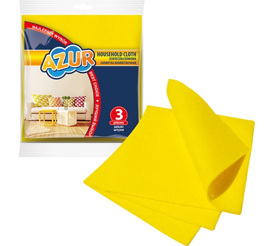 Изображение товара Салфетка AZUR Дом 3 шт. 020120