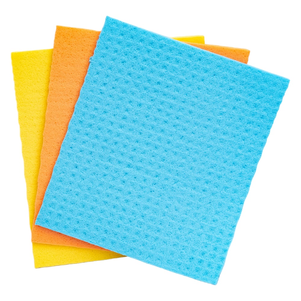 Изображение товара Губчатая салфетка YORK 3 шт. универсальные целлюлоза, 170x155 мм