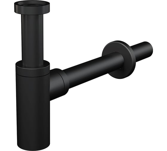 Изображение товара Сифон для умывальника Alcadrain A400BLACK DN32 DESIGN круглый, черный-матовый 00047339