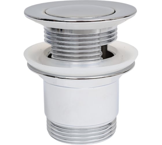 Изображение товара Водослив для умывальника Alcadrain A39 click clack 5 4 , цельнометаллический 00022227