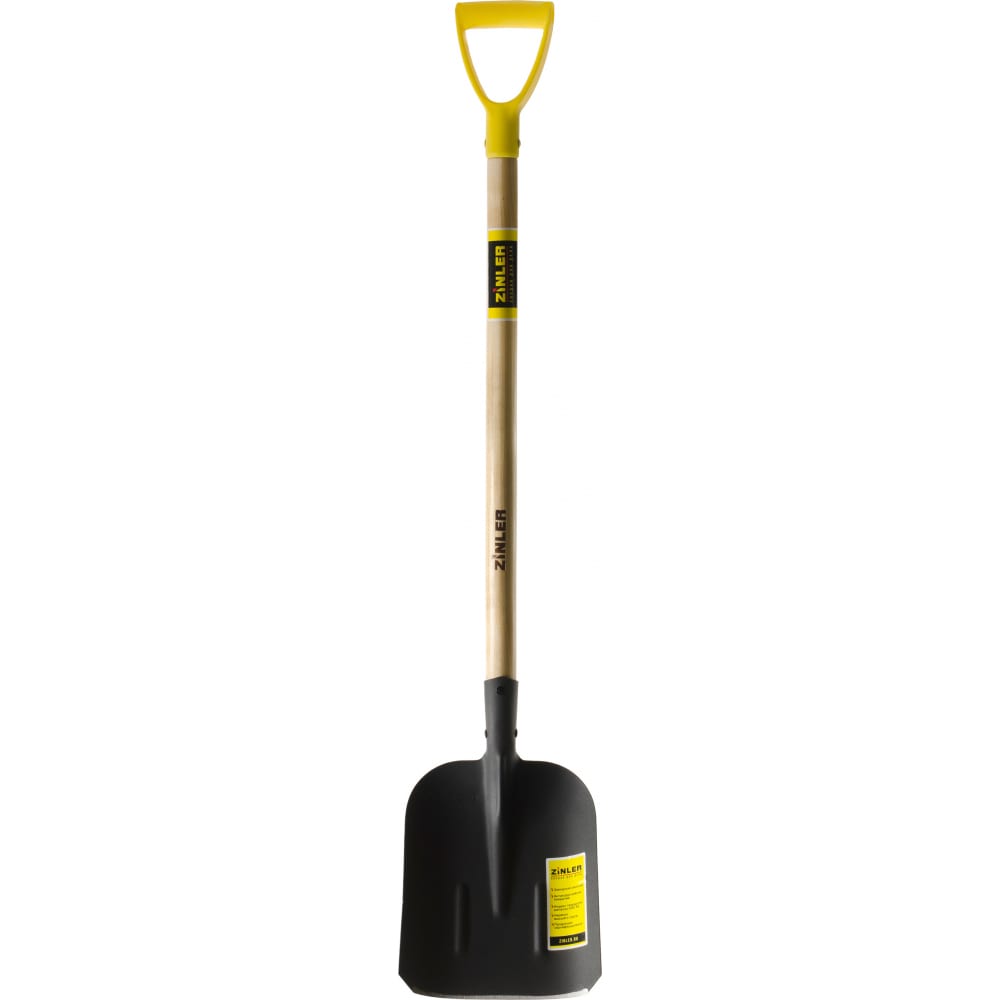 Совковая песочная лопата ZINLER лопата совковая прямоугольная тулейка 40 мм рёбра жесткости без черенка