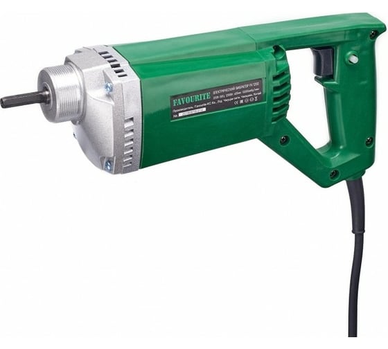 Изображение товара Ручной электрический вибратор FAVOURITE 1200 Вт, вал 1,5 м FV 1200 123101200