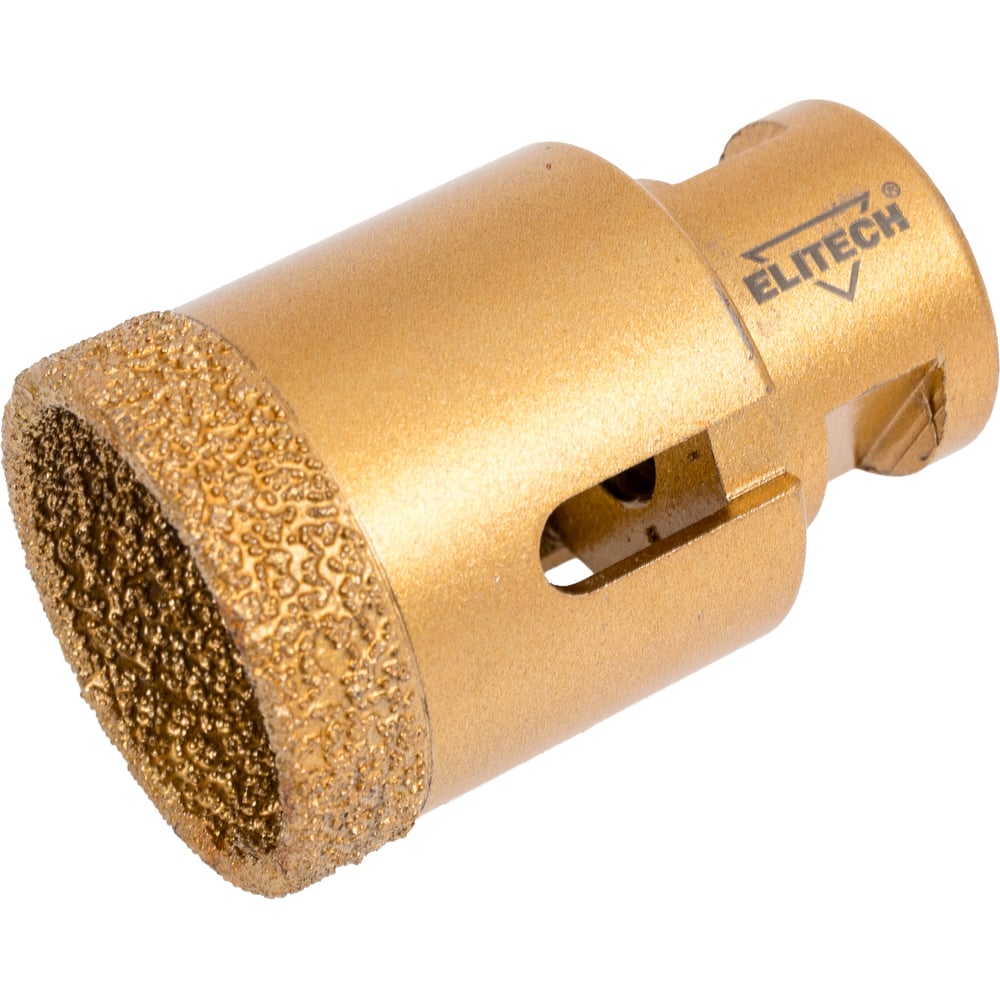 Изображение товара Коронка алмазная 38 мм М14 для УШМ ELITECH 1820.122100, камень и керамогранит