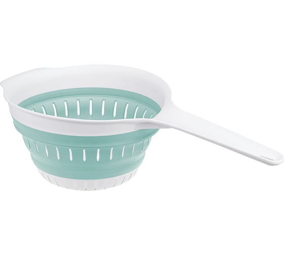 Изображение товара Дуршлаг складной IDEA Флекс с ручкой морская волна М 1127 Морская волна