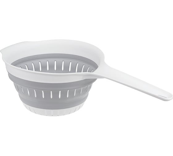 Изображение товара Дуршлаг складной IDEA Флекс с ручкой смоки М 1127 Смоки