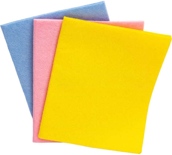 Изображение товара Вискозные салфетки PATERRA СВЕРХПРОЧНЫЕ для кухни и уборки 30 х 38 см 3 шт в упаковке 406-018