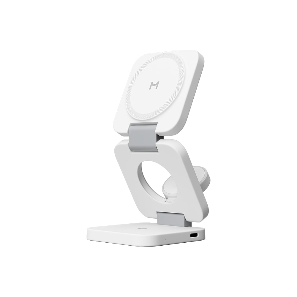 Изображение товара Складное беспроводное зарядное устройство MAGSSORY Flex 3 в 1 для Apple с магнитами