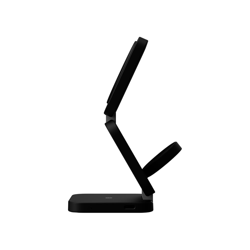 Изображение товара Складное беспроводное зарядное устройство MAGSSORY Flex 3 в 1 для Apple с магнитами и MagSafe черно