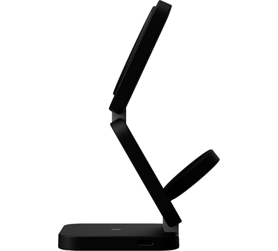 Изображение товара Складное беспроводное зарядное устройство MAGSSORY Flex 3 в 1 для Apple, с магнитами, совместимое с MagSafe, черный WCH013b