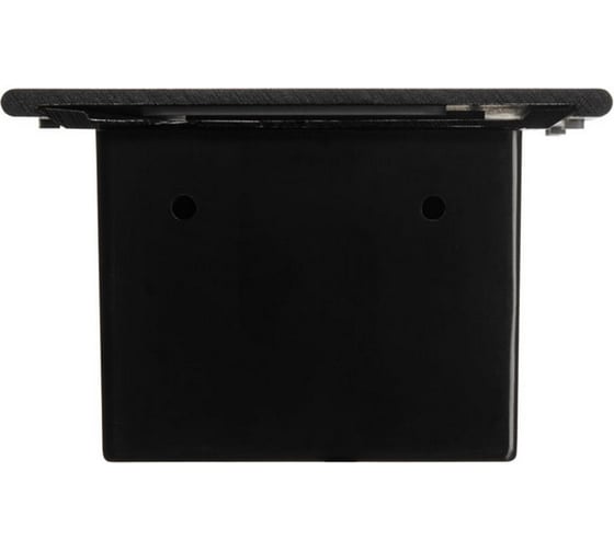 Изображение товара Выдвижная встраиваемая розетка Mebax JX (Slide Top) 3 секции Чёрный 200х100х63мм (с кабелем питания) 00-00002887