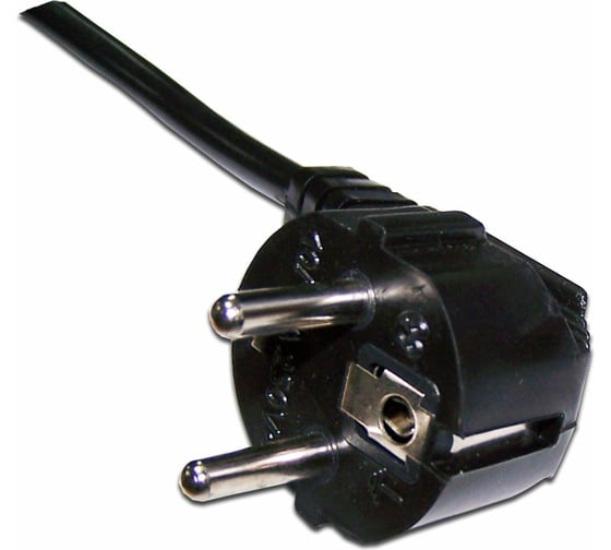 Изображение товара Шнур питания LANMASTER C19-Schuko, 3х1.5, 220В, 16А, черный, 3 метра LAN-PP19/SHA-3.0-BK