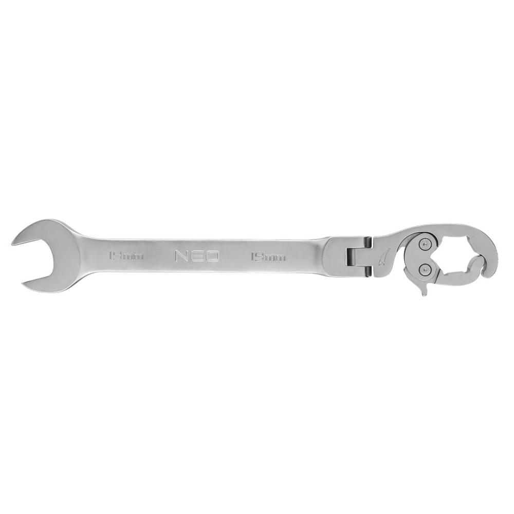 Гибкий зубчатый комбинированный ключ NEO Tools изогнутый комбинированный ключ neo tools