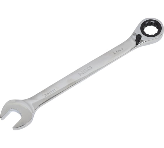 Изображение товара Комбинированный ключ NEO Tools с храповым механизмом, 24 мм 09-336