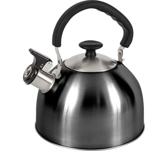 Изображение товара Чайник со свистком LUMME LU-269 черный бриллиант 39002