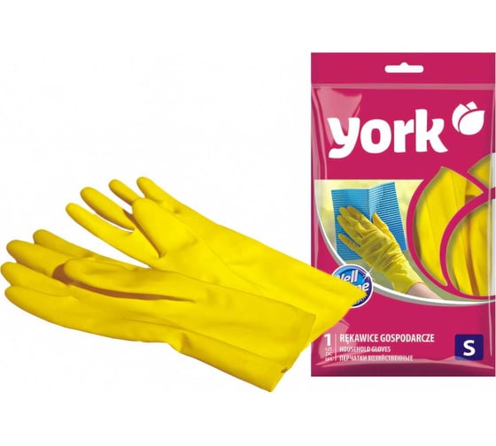 Изображение товара Резиновые перчатки YORK S 092030