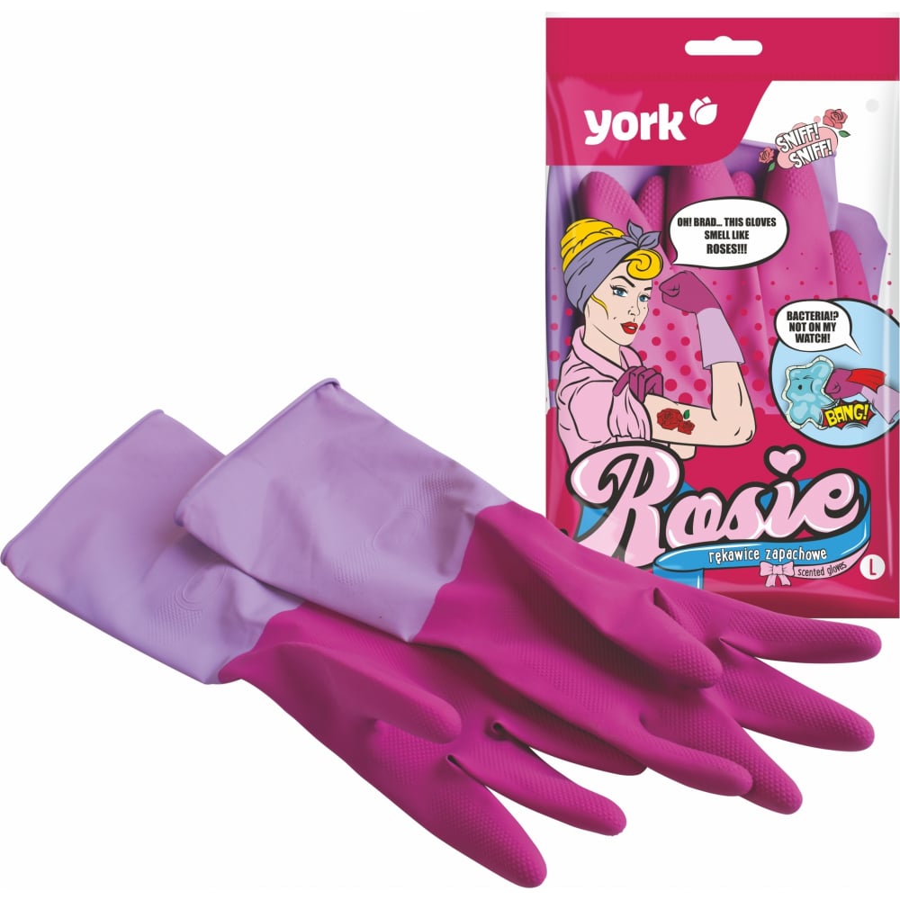 Ароматизированные перчатки YORK globber перчатки globber розовый ростовка xs