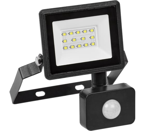 Изображение товара Светодиодный прожектор IEK, СДО 06-20Д черный с Датчиком Движения IP54 6500K LPDO602-20-65-K02