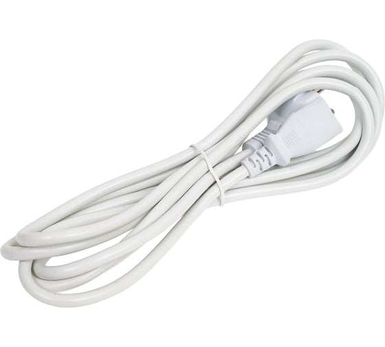 Изображение товара Шнур питания LANMASTER C13-Schuko, 3х0.75, 220В, 10А, белый, 3 метра LAN-PP13/SH-3.0-WH