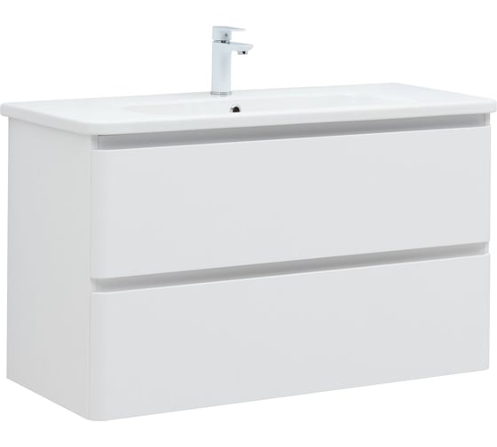 Изображение товара Тумба Aquanet Эмбер 105 2 ящ. цв.белый матовый (330469) 00330469