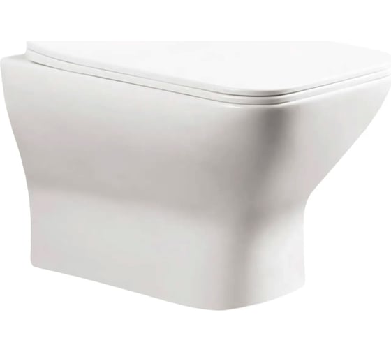 Изображение товара Унитаз подвесной Cerutti SPA Ceruttispa ELLERO Aria UF безободковый с сиденьем микролифт 10482