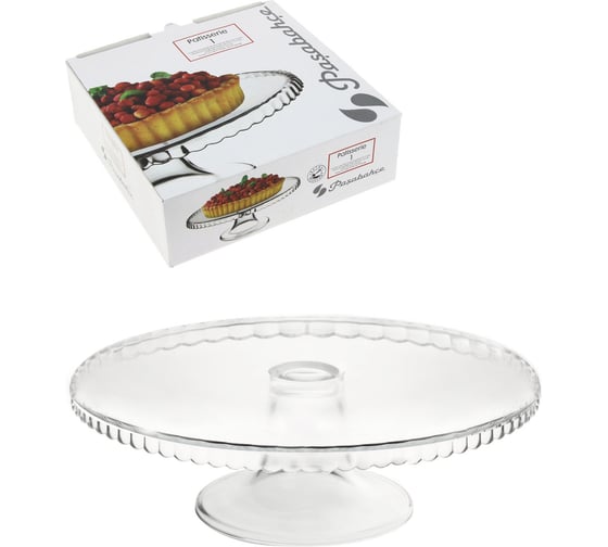 Изображение товара Блюдо на ножке Pasabahce PSB 280 мм ПАТИССЭРИ (с бортиком вниз) (г. Бор) 98259