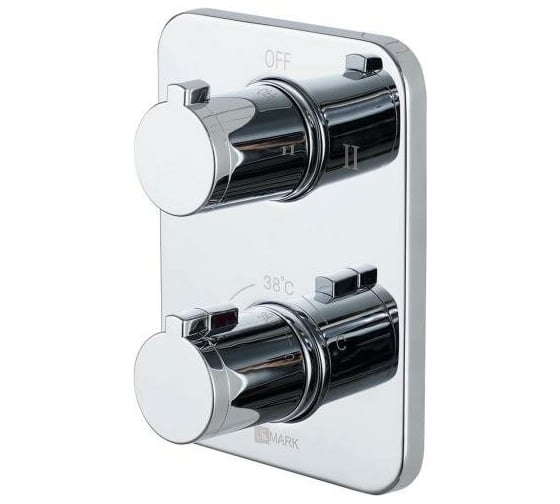 Изображение товара Смеситель термостатический для ванны и душа встраиваемый Lemark Йети с 2-функц. дивертором, без аксессуар LM7847C