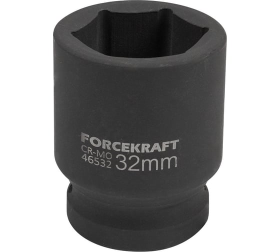 Изображение товара Головка ударная 6-гранная 32 мм, 3/4"DR Forcekraft FK-46532(16197)