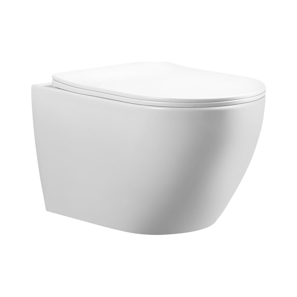 Изображение товара Подвесной унитаз Paini URBATEC 535x360x360 мм Rimless антибактериальный белый