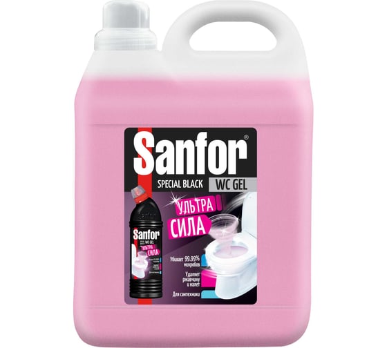 Изображение товара Гель SANFOR WC Ультра сила, 5 л 25204