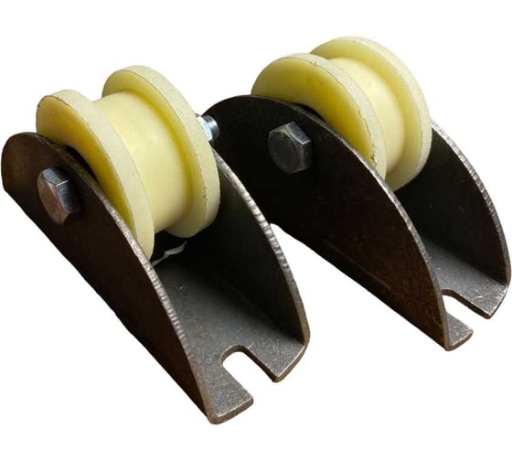 Изображение товара Ролик на платформе 23 БОЛТА Р2706, d 70 мм, под трубу 20*20, 2 шт. 22183