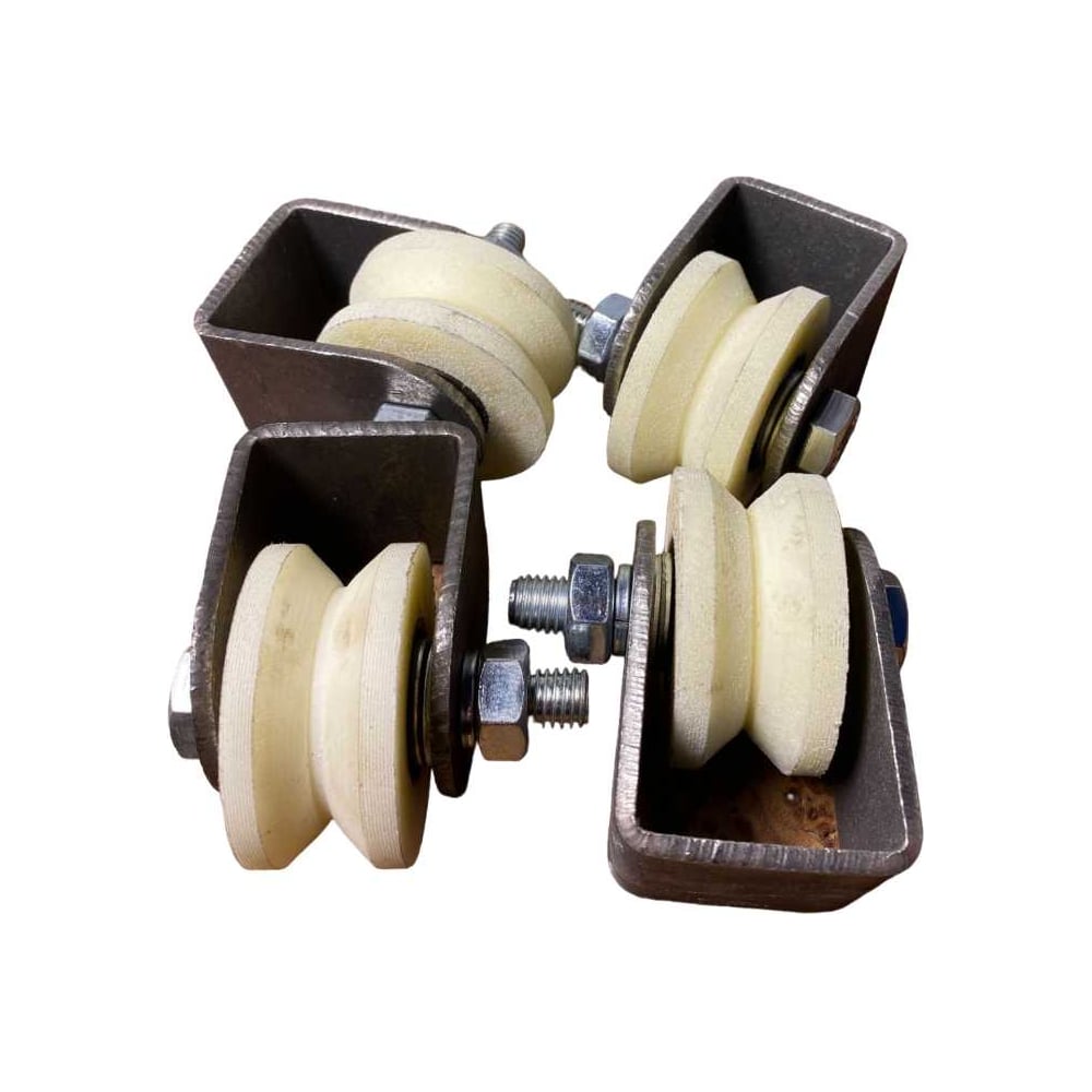 Изображение товара Ролик на платформе 23 БОЛТА d40мм, под угол ,капролон 4 шт. 2415