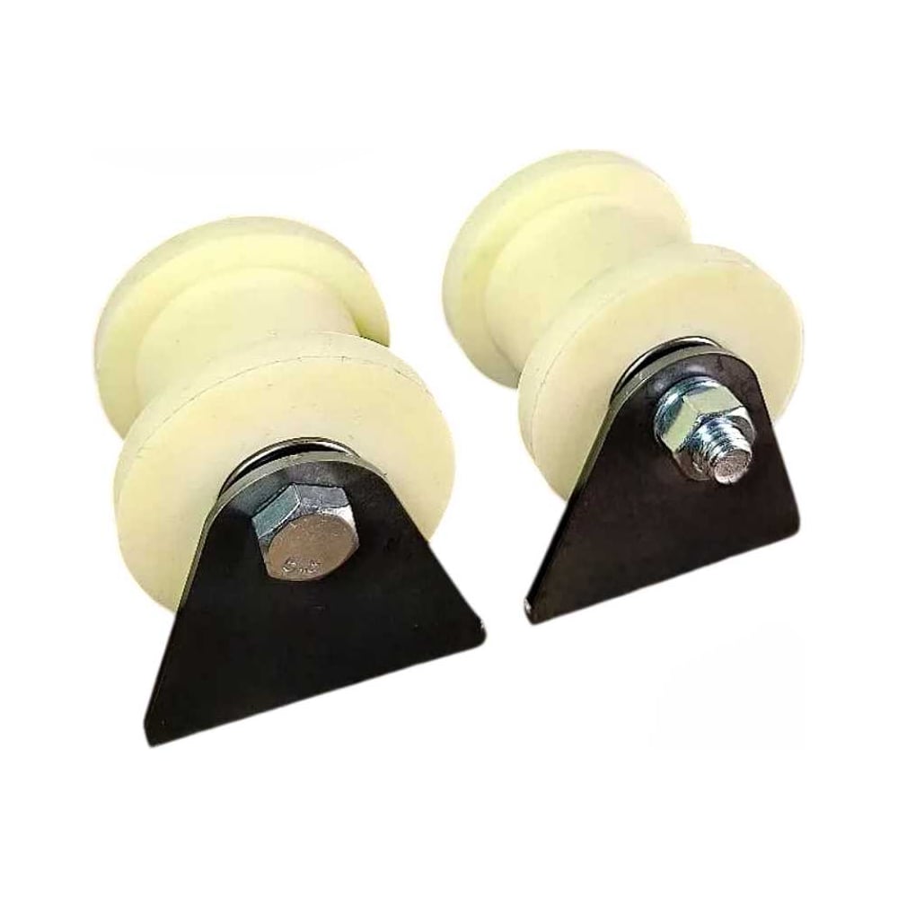 Изображение товара Ролик на пластинах 23 БОЛТА Р2716 д70мм для труб 40x40 капролон 2шт