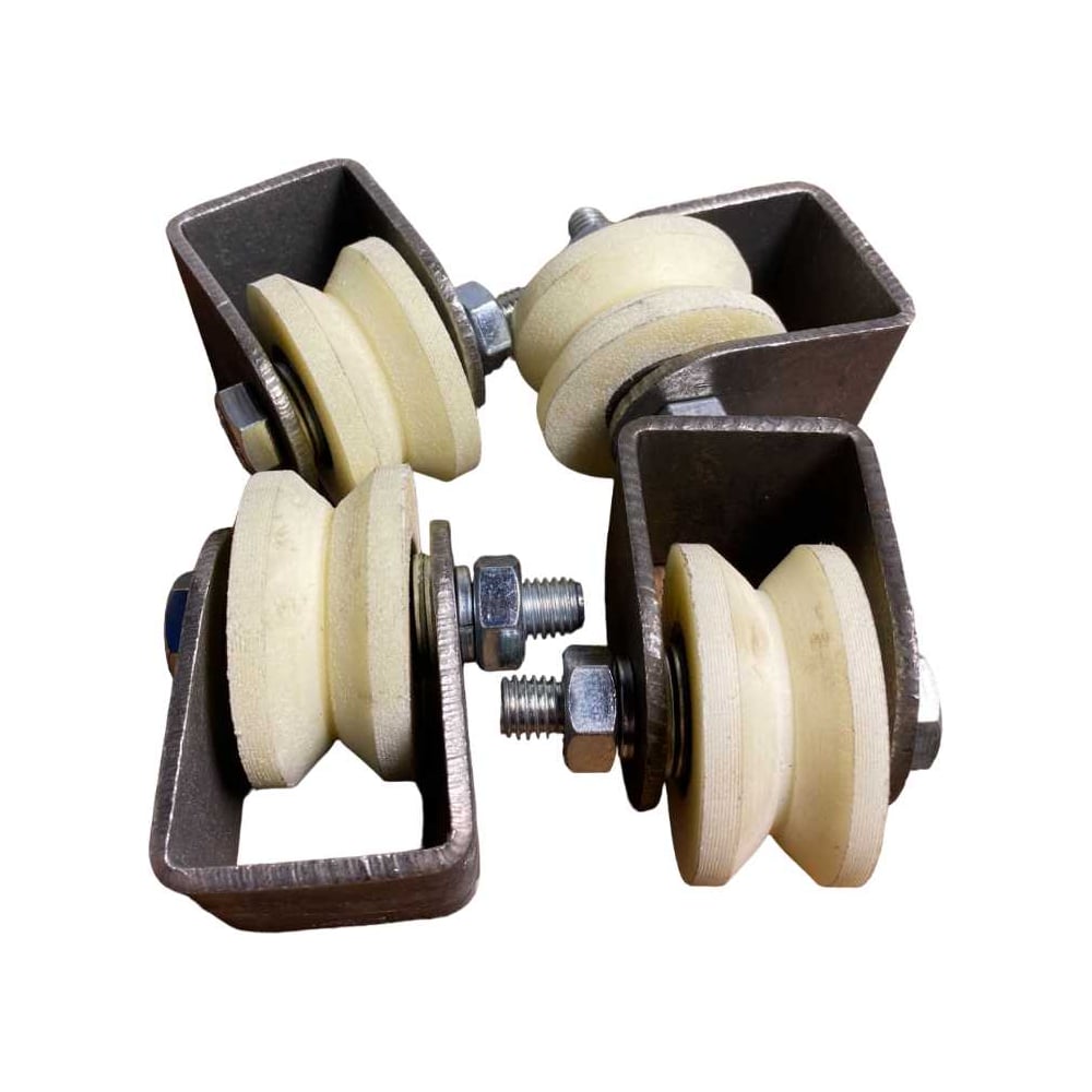 Изображение товара Ролик на платформе 23 БОЛТА d50мм под угол, 4 шт. в упаковке