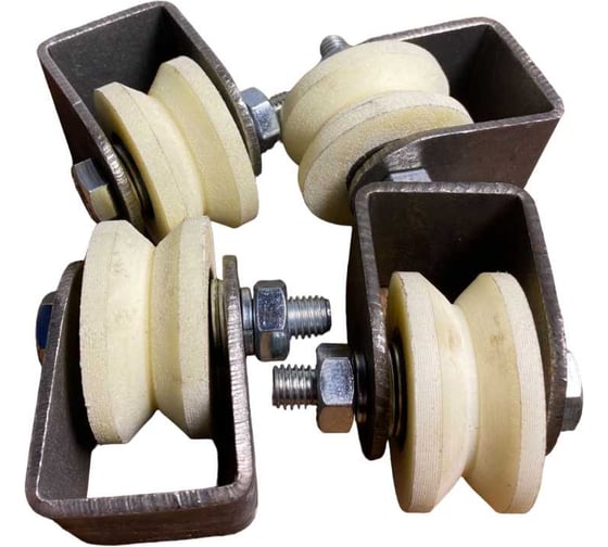 Изображение товара Ролик на платформе 23 БОЛТА d50мм, под угол ,капролон 4 шт. 2530