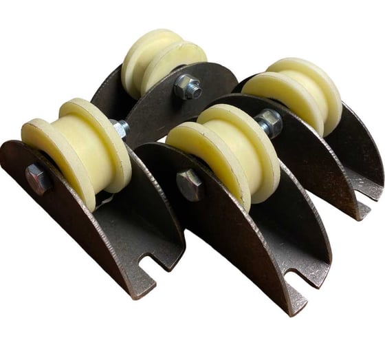 Изображение товара Ролик на платформе 23 БОЛТА d70мм, под трубу 20*20,капролон 4 шт. 2706