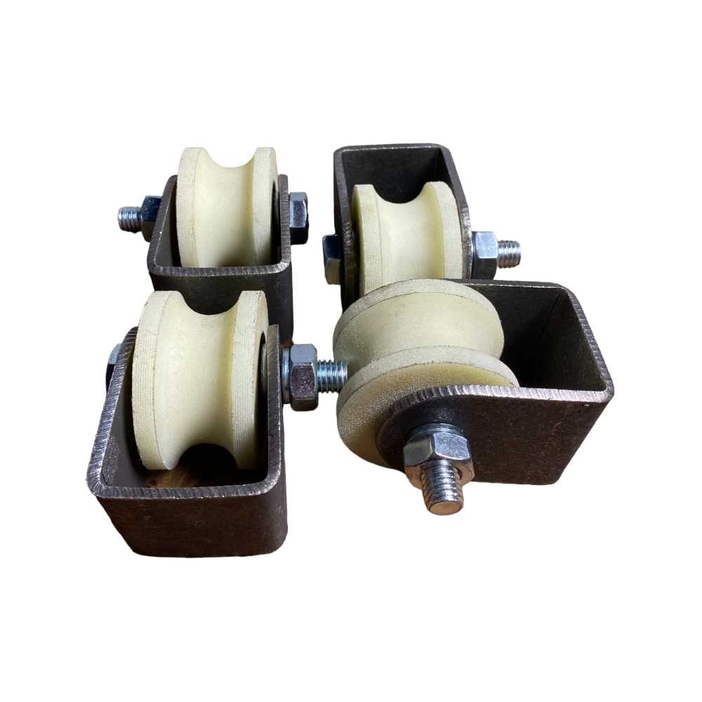 Изображение товара Ролик на платформе 23 БОЛТА 50 мм под трубу 1/2 d20мм 4 шт