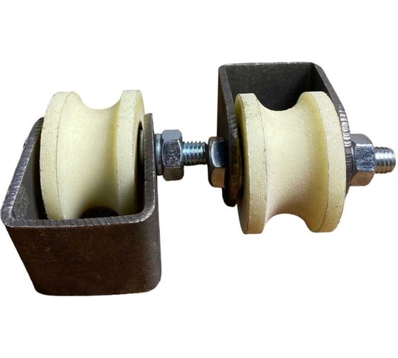 Изображение товара Ролик на платформе 23 БОЛТА Р2524, d50мм под трубу 1/2 d20мм, 2шт. 22173