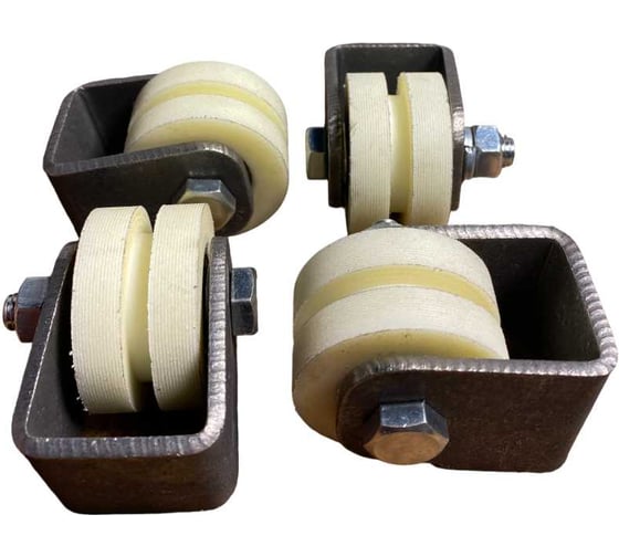 Изображение товара Ролик на платформе 23 БОЛТА d 40 мм под полосу, капролон, 4 шт. 2409