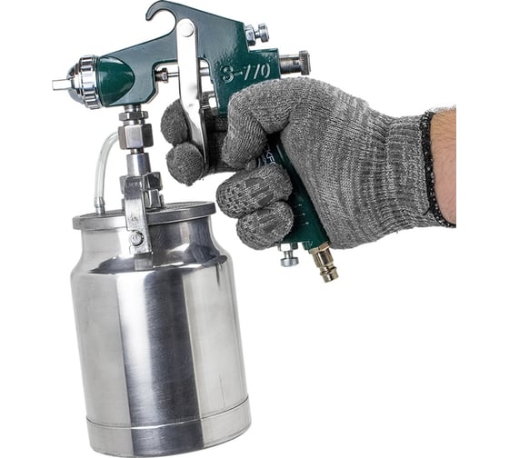 Изображение товара Краскораспылитель Rockforce с нижним металлическим бачком (бачок 1000 мл, сопло 1.8 мм) RF-S-770S(58780)