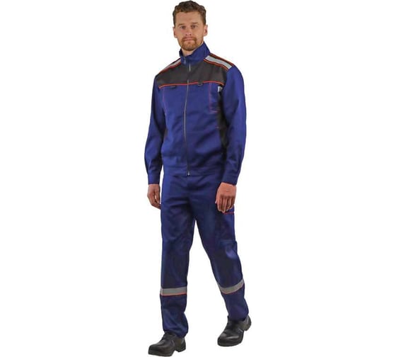 Изображение товара Костюм FORT Мастер Форт 61, куртка, полукомбинезон, темно-синий/черный, р.48-50/170/176 00501465141