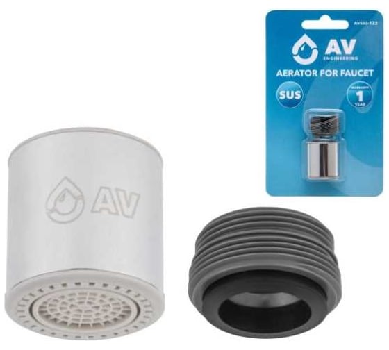 Изображение товара Аэратор для смесителя AV Engineering вн. с переходом, AVSSS-122