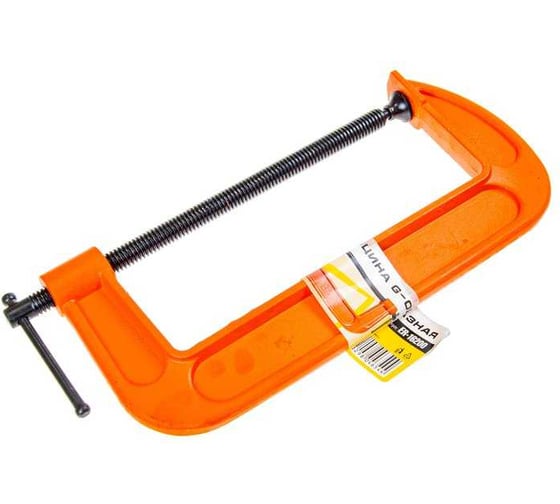 Изображение товара Струбцина G-образная ЭВРИКА 8-200 мм ER-16200