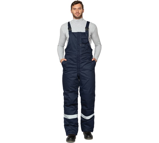 Изображение товара Полукомбинезон мужской утепленный Прабо Антистат темно-синий, р. 60-62/182-188 45696
