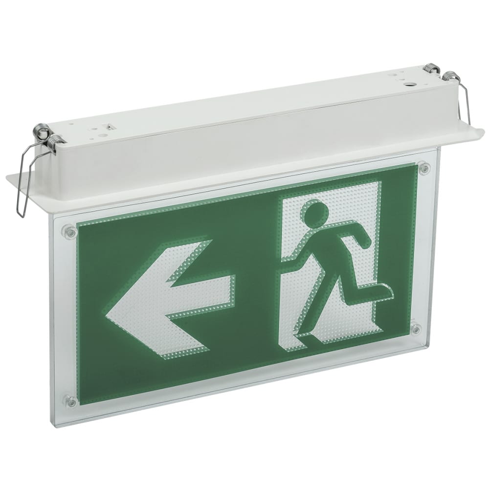 Встраиваемый аварийно-эвакуационный светодиодный светильник IEK пиктограмма для exit safeway 40 ekf