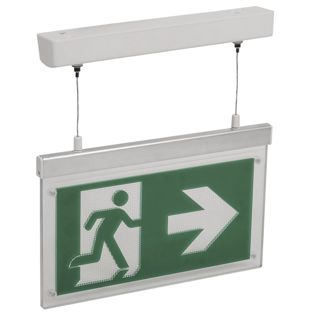 Подвесной аварийно-эвакуационный светодиодный светильник IEK пиктограмма для exit safeway 40 ekf