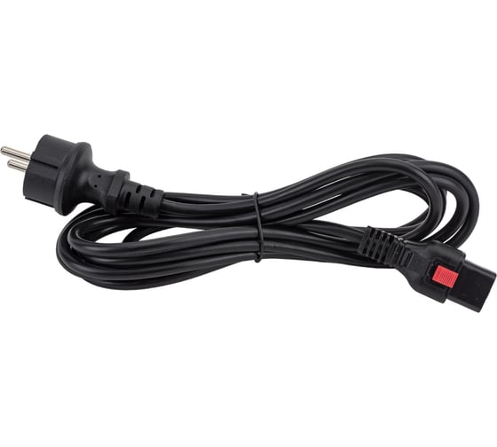 Изображение товара Шнур питания с блокировкой LANMASTER C13-Schuko, 3х0.75, 220В, 10А, черный, 3 метра LAN-PP13L/SH-3.0-BK