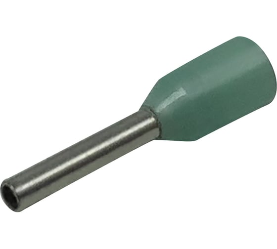 Изображение товара Штыревой втулочный изолированный наконечник KLR KTE 0.34-6 0.34мм2/L=6мм/Бирюзовый 1000 шт. 1003406